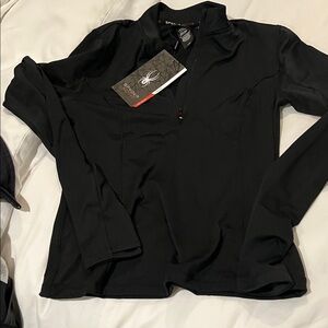 Spyder Women's Black Long Sleeve Top